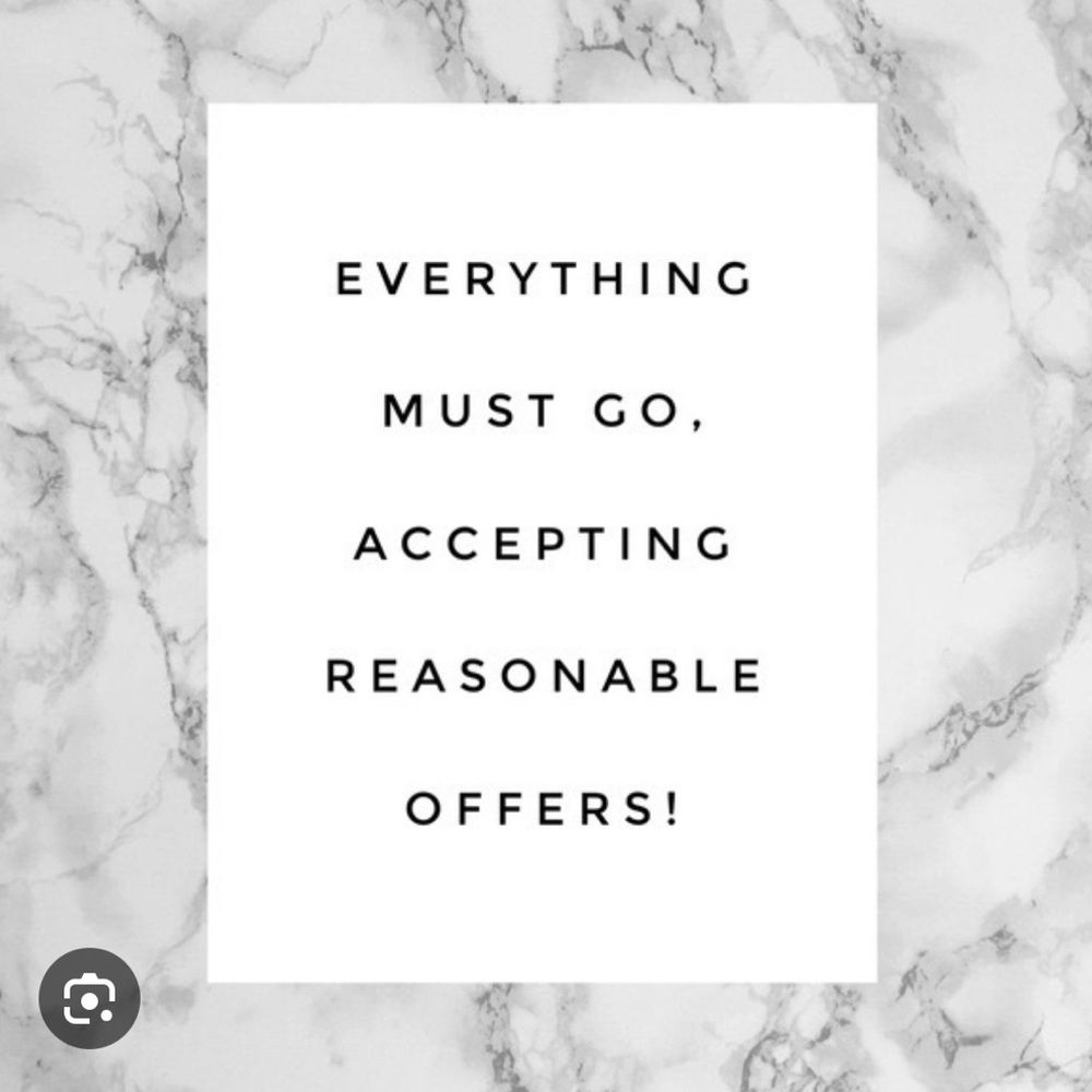 Accepting all offers!